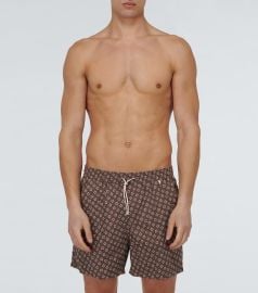 Loro Piana - Bay Soft tiles printed swim shorts at Mytheresa