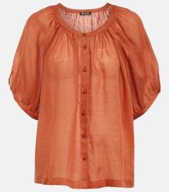 Loro Piana Ramie Top at Mytheresa