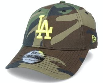 Los Angeles Dodgers All Over Camo 9Forty CamoNeon Yellow Adjustable - New Era caps - at Hat Store World