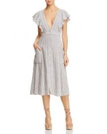 Lost   Wander Kika Ruffled Striped Midi Dress   Bloomingdale  39 s at Bloomingdales