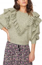 Lost   Wander Ruffle Sweater   Nordstrom at Nordstrom