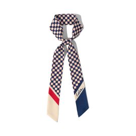 Lost Pattern NYC Checkerboard Twilly Scarf at Wolf & Badger