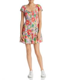 Lost and Wander Lost   Wander Mai Tai Tropical Floral Mini Dress Women - Bloomingdale s at Bloomingdales