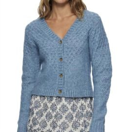 Lottie Button Up In Dusty Blue at Shop Simon