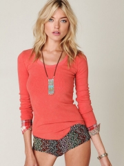 Lou Flannel Cuff Thermal at Free People