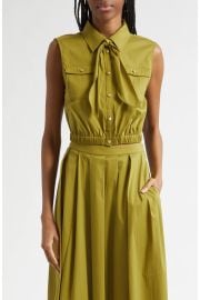 Lou Tie Cotton Blend Top at Nordstrom