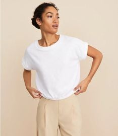 Lou amp Grey Soft Slub Wedge Tee at Loft