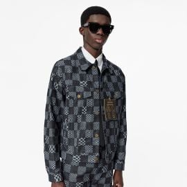 Louis Vuitton Distorted Damier Denim Jacket at Louis Vuitton