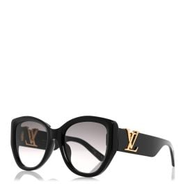 Louis Vuitton LV Icon Cat Eye Sunglasses Z1733W Black 1237088 FASHIONPHILE at Fashionphile