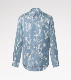 Louis Vuitton LV Printed Leaf Regular Shirt at Louis Vuitton