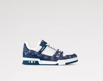 Louis Vuitton LV Trainer Sneaker in Blue at Louis Vuitton