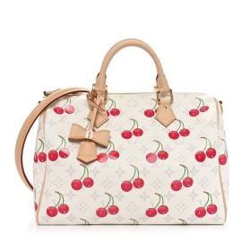 Louis Vuitton LV X TM Monogram Cerises Speedy Soft Bandouliere 30 1659086 FASHIONPHILE at Fashionphile