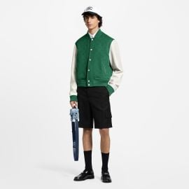 Louis Vuitton Leather Mix Monogram Varsity Jacket at Louis Vuitton