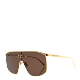 Louis Vuitton Metal LV Golden Mask Sunglasses Z1717U Gold 1253769 FASHIONPHILE at Fashionphile