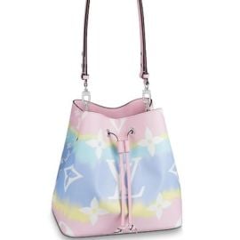 Louis Vuitton Neo Noe Giant Monogram Limited Edition Pink Pastel Coated Canvas Shoulder Bag Listed By LOVELIFE - Tradesy at Tradesy