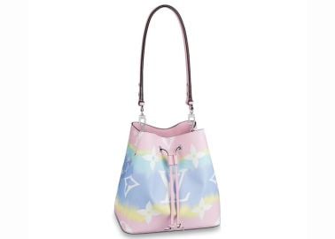 Louis Vuitton NeoNoe LV Escale MM Pastel in Coated CanvasCowhide Leather with Silver-tone at StockX