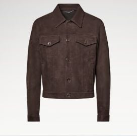 Louis Vuitton Nubuck Trucker Jacket at Louis Vuitton