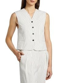 Loulou De Saison Vanua Pin Stripe Vest at Saks Fifth Avenue