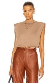 Loulou Studio Prince Top in Mocha Melange  FWRD at Forward