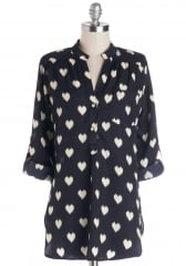 Love Ballad Tunic in Navy at ModCloth