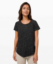 Love Crew Splatter Tee by Lululemon at Lululemon