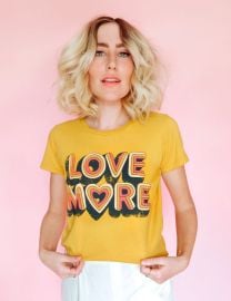 Love More Tee - Mustard at Dazey LA