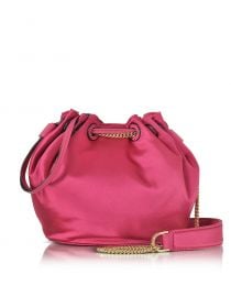 Love Power Satin Bucket Bag at Forzieri