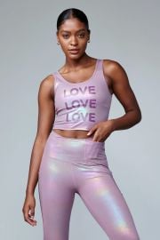 Love Tank Purple                 8211 at Electric Yoga