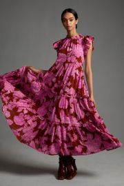 Love The Label Tiered Ruffled Dress at Anthropologie