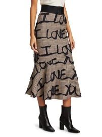 Love You Embroidered Skirt by Silvia Tcherassi at Saks Fifth Avenue