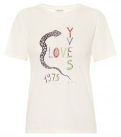 WornOnTV: Sharon’s white snake graphic tee on The Talk | Sharon ...