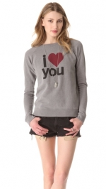 Love you sweatshirt by Free City at Shopbop at Shopbop