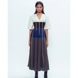 LoveBirds Beatrix Colorblock Midi Dress at eBay