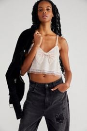 LoveShackFancy Annalisa Cropped Top at Free People