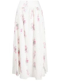 LoveShackFancy Aventi broderie-anglaise Maxi Skirt - at Farfetch