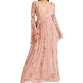 LoveShackFancy Dresses Loveshackfancy Brixton Floral Appliqu Bell Sleeve Maxi Gown Nwt Poshmark at Poshmark