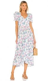 LoveShackFancy Hutchinson Dress in Sea Orchid from Revolve com at Revolve