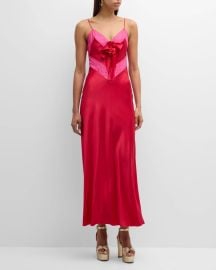 LoveShackFancy Serita Lace Silk Slipdress at Neiman Marcus