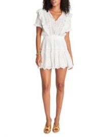 LoveShackFancy Sheldon Cotton Ruffled Eyelet Dress Women - Bloomingdale s at Bloomingdales