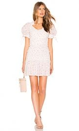 LoveShackFancy Tina Dress in Whisper from Revolve com at Revolve