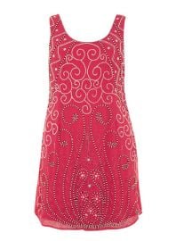 Lovedrobe Fuchsia Beaded Dress at Dorothy Perkins