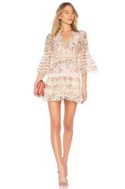 Lovelorn Floral Flutter Dress at Revolve