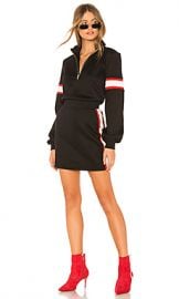 Lovers   Friends Becker Zip Up Mini Dress in Black from Revolve com at Revolve