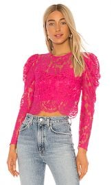 Lovers   Friends New Love Top in Fuchsia Pink from Revolve com at Revolve