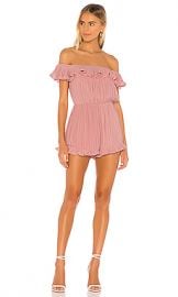 Lovers   Friends Quincy Romper in Primrose Pink from Revolve com at Revolve