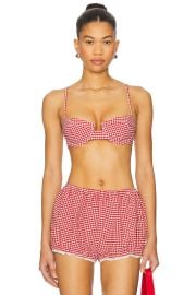 Lovers And Friends Check Me Out Top In Red Gingham at Revolve