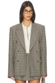 Lovers And Friends Elsie Blazer In Brown Multi at Revolve