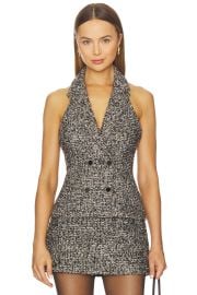 Lovers And Friends Fallon Tweed Top In Tweed Multi at Revolve