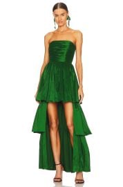 Lovers And Friends Michie Maxi Dress In Emerald Green at Revolve