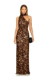 Lovers And Friends Sarah Gown In Leopard at Revolve